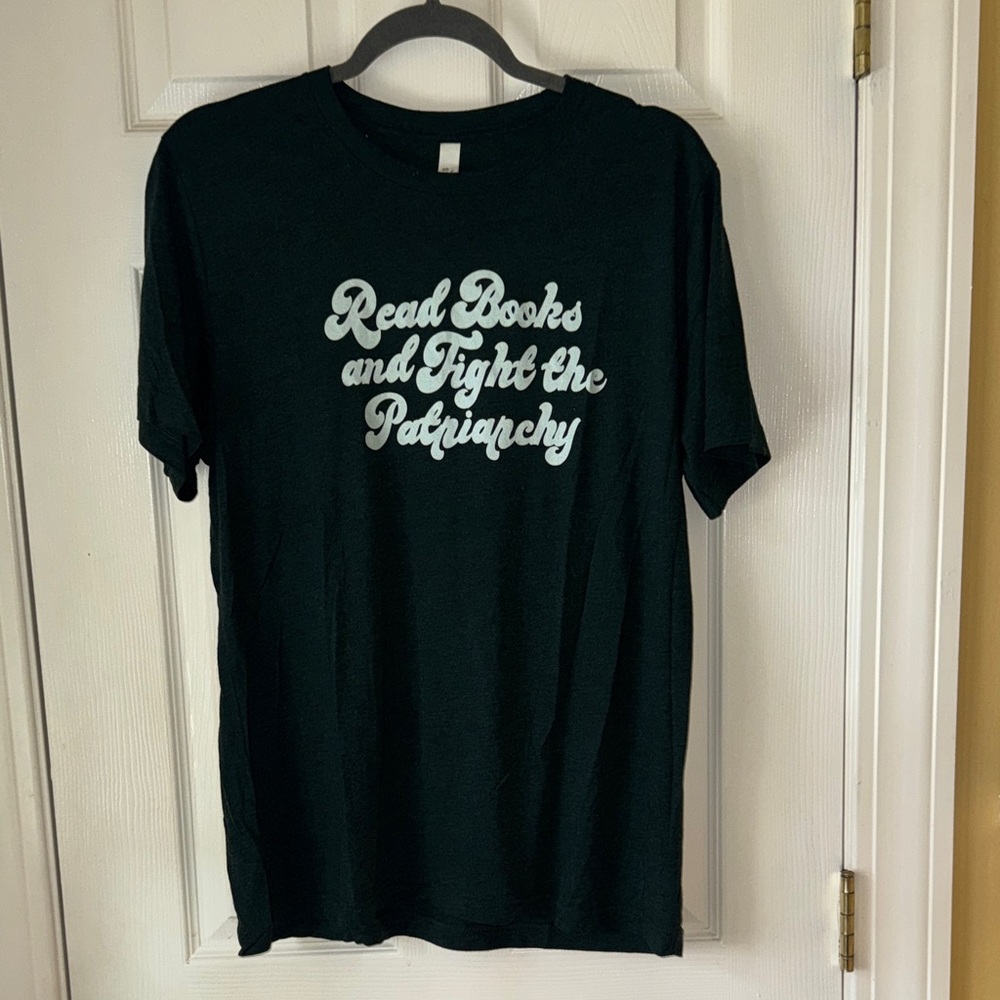 Read Books and Fight the Patriarchy Green Tee